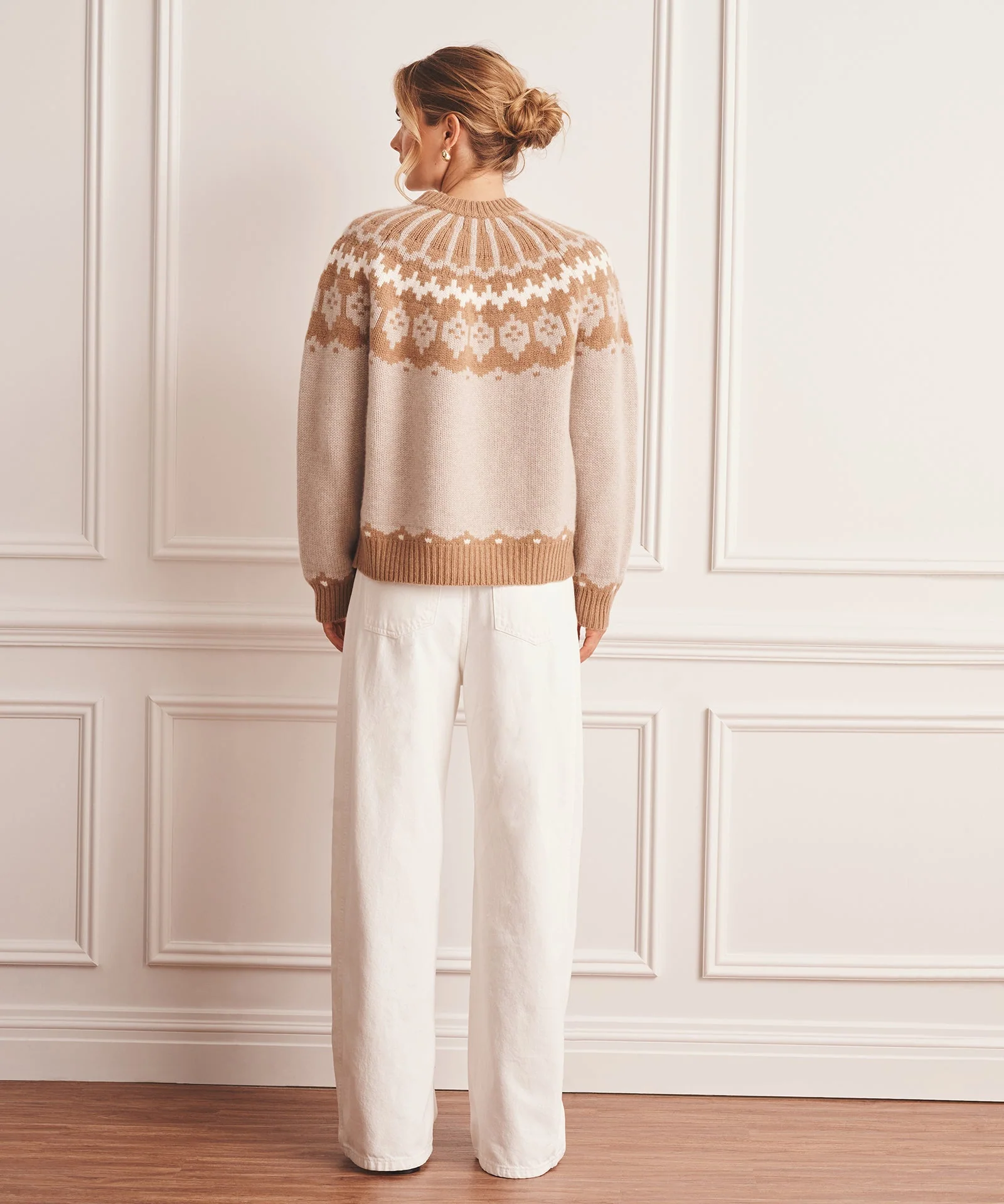 Super Luxe Cashmere Fair Isle Crewneck - Image 18