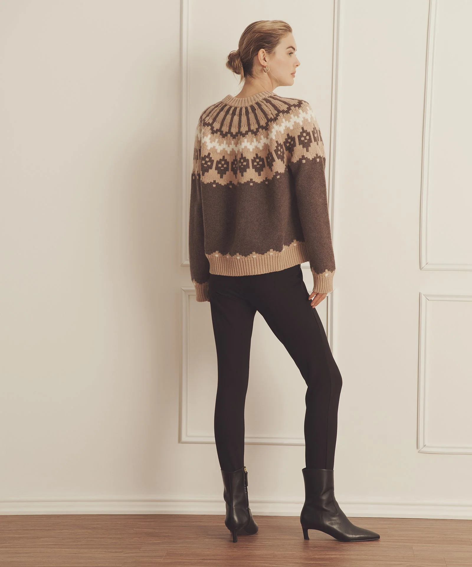Super Luxe Cashmere Fair Isle Crewneck - Image 9