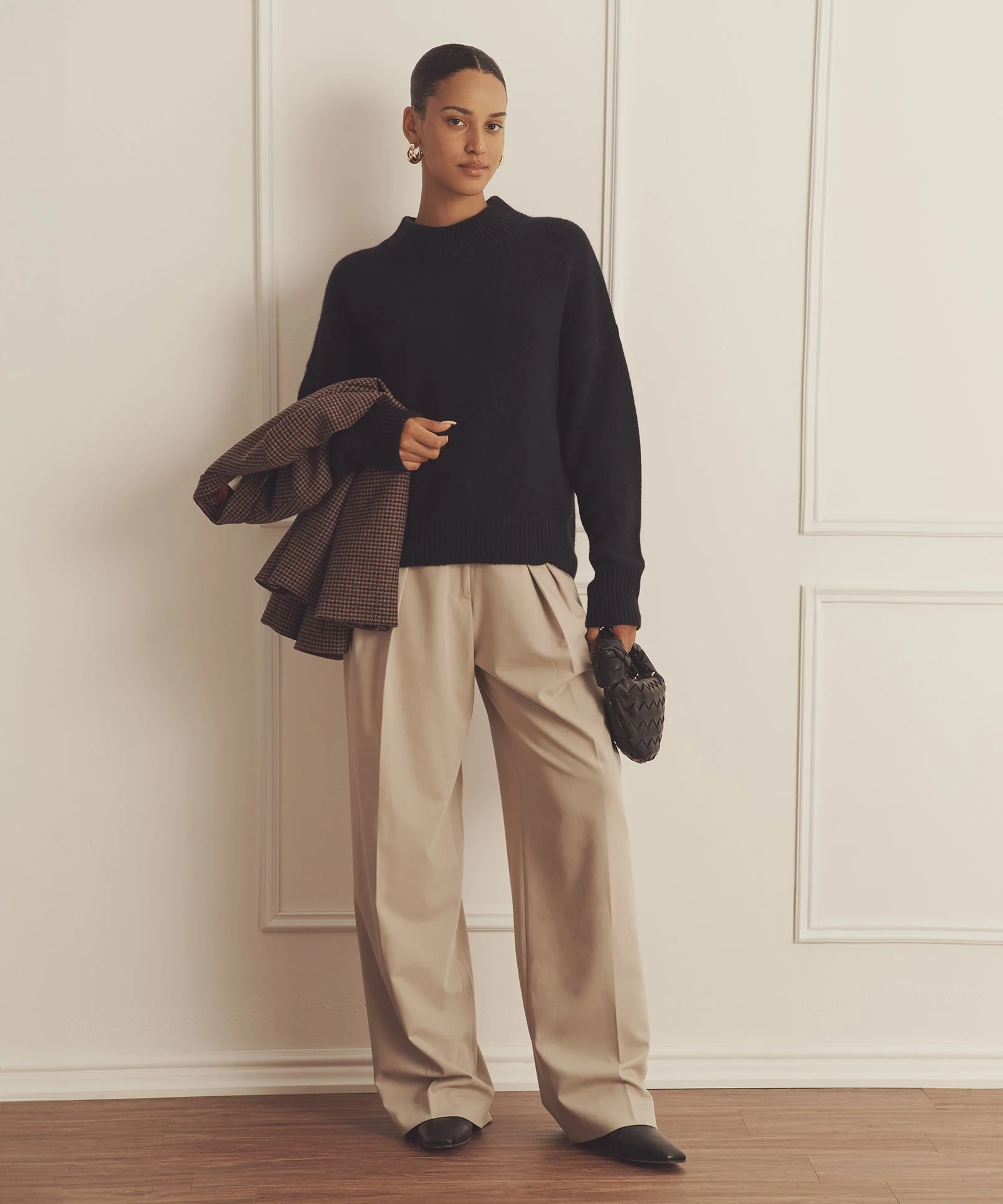 Super Luxe Cashmere Mockneck Sweater - Image 41