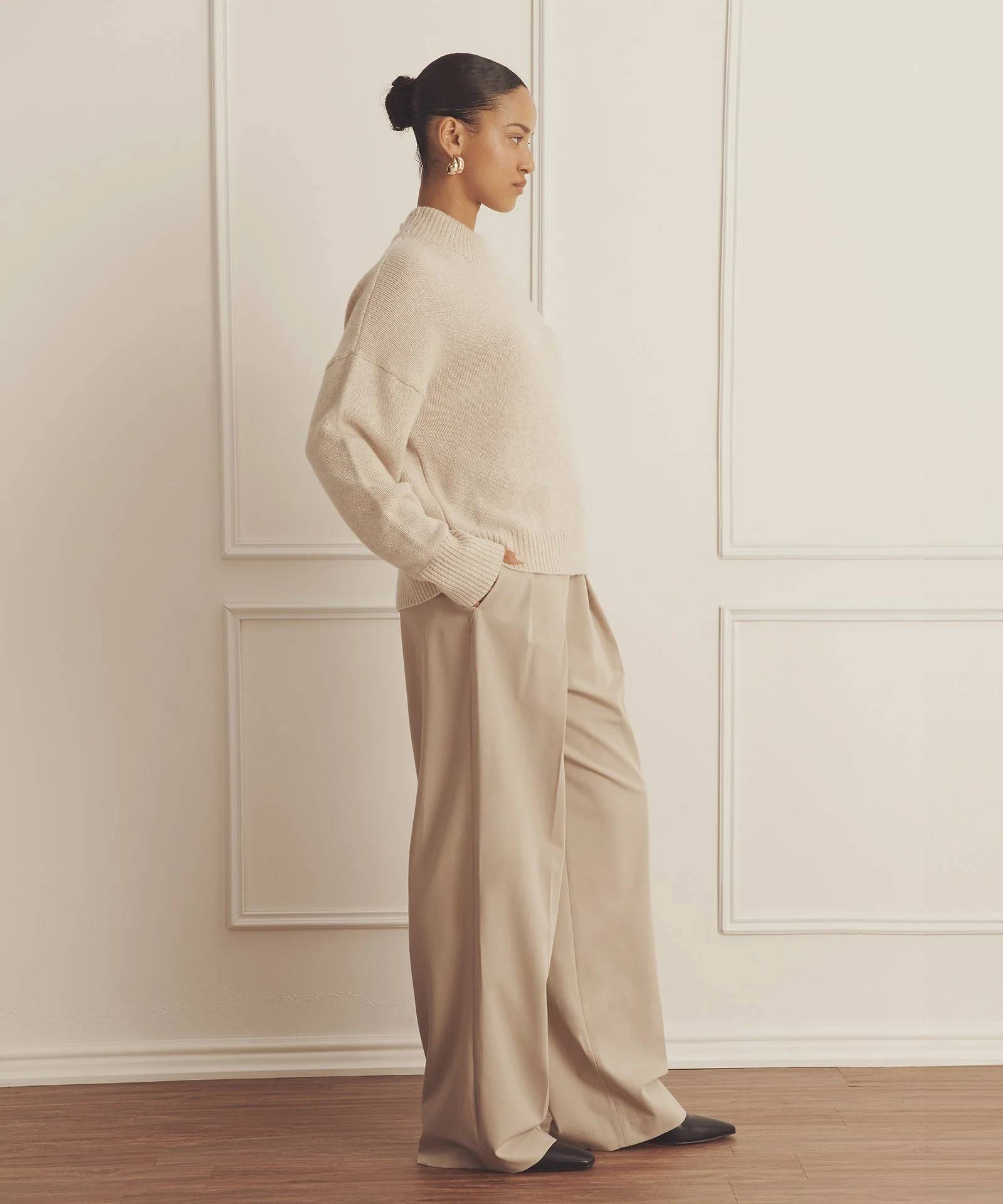 Super Luxe Cashmere Mockneck Sweater - Image 50