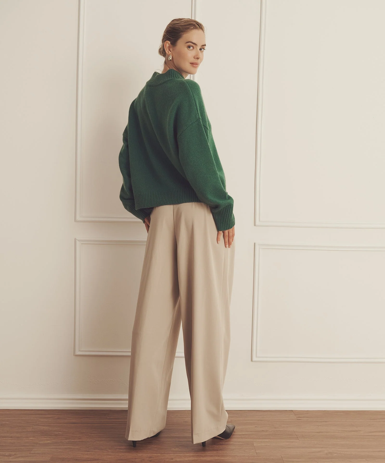 Super Luxe Cashmere Mockneck Sweater - Image 55