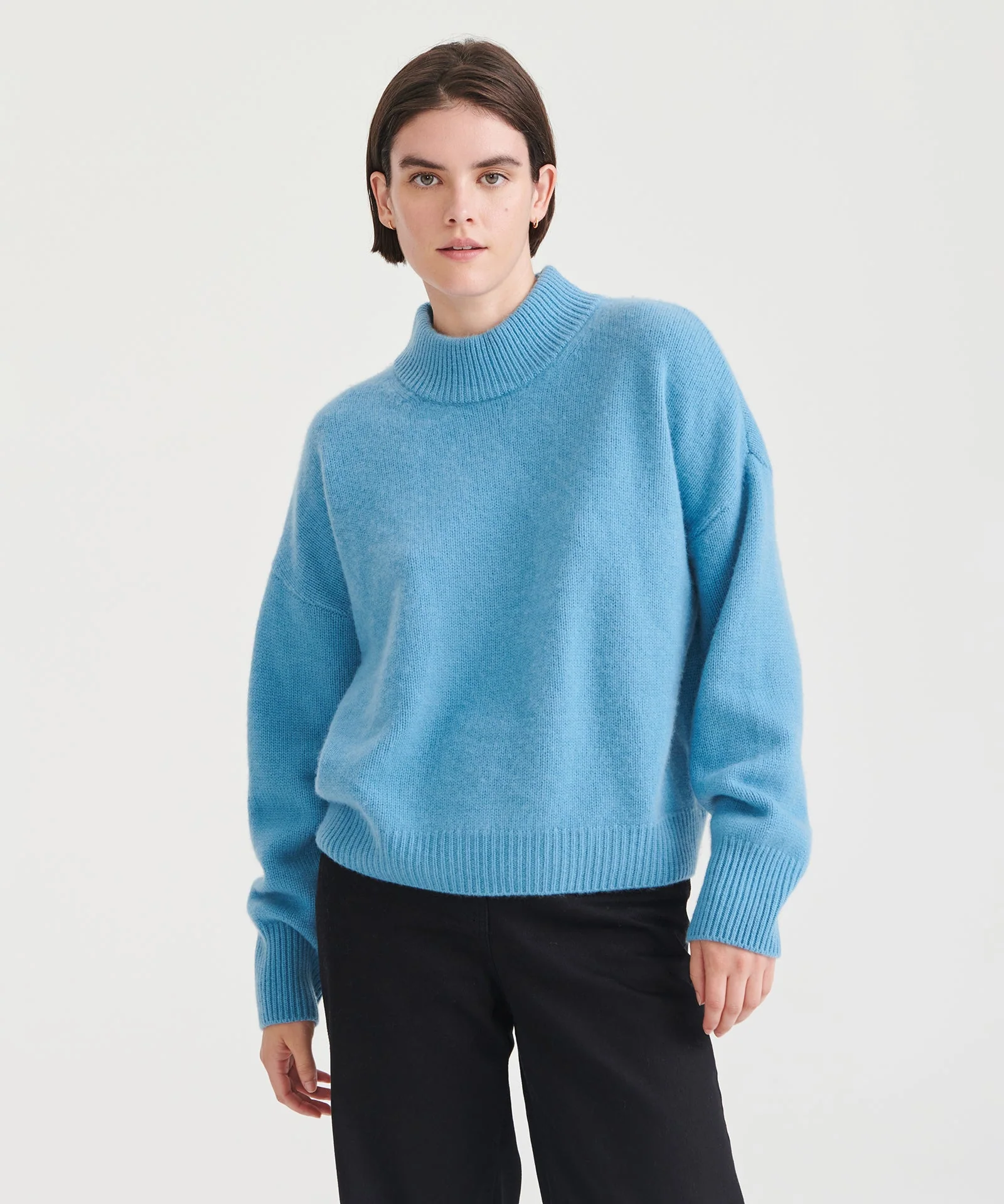 Super Luxe Cashmere Mockneck Sweater - Image 8