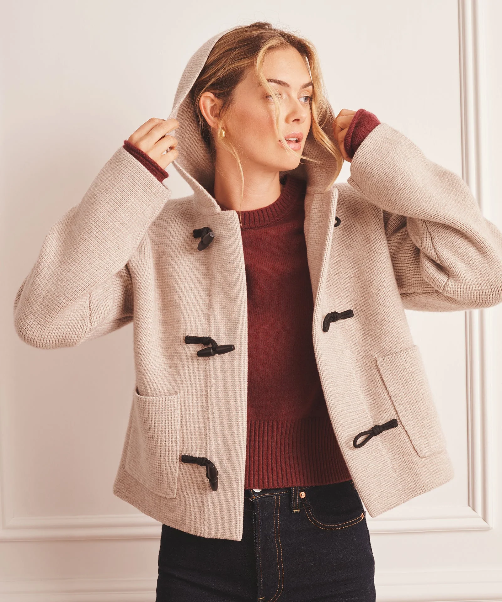Super Luxe Cashmino Toggle Jacket - Image 10