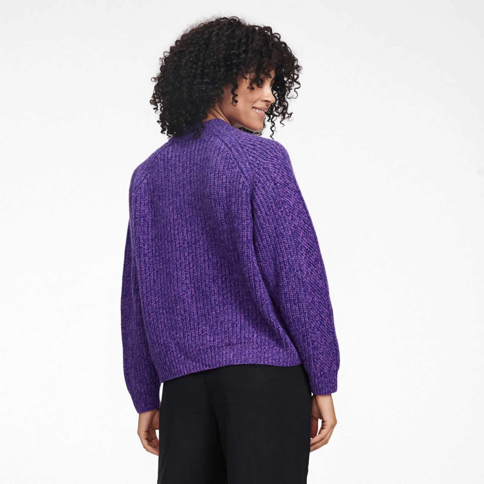 Cashmino Textured Crewneck Sweater - Image 6
