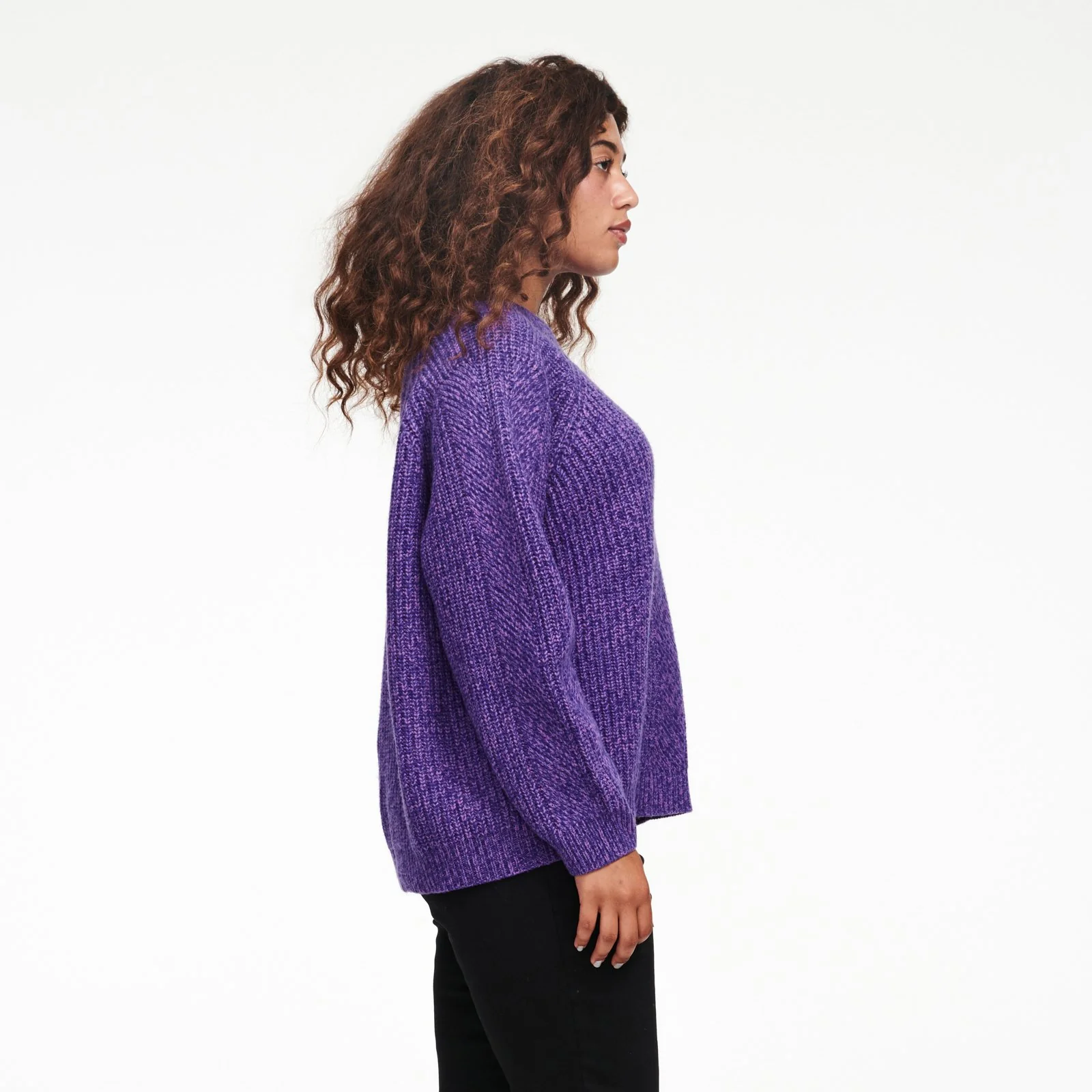 Cashmino Textured Crewneck Sweater - Image 8