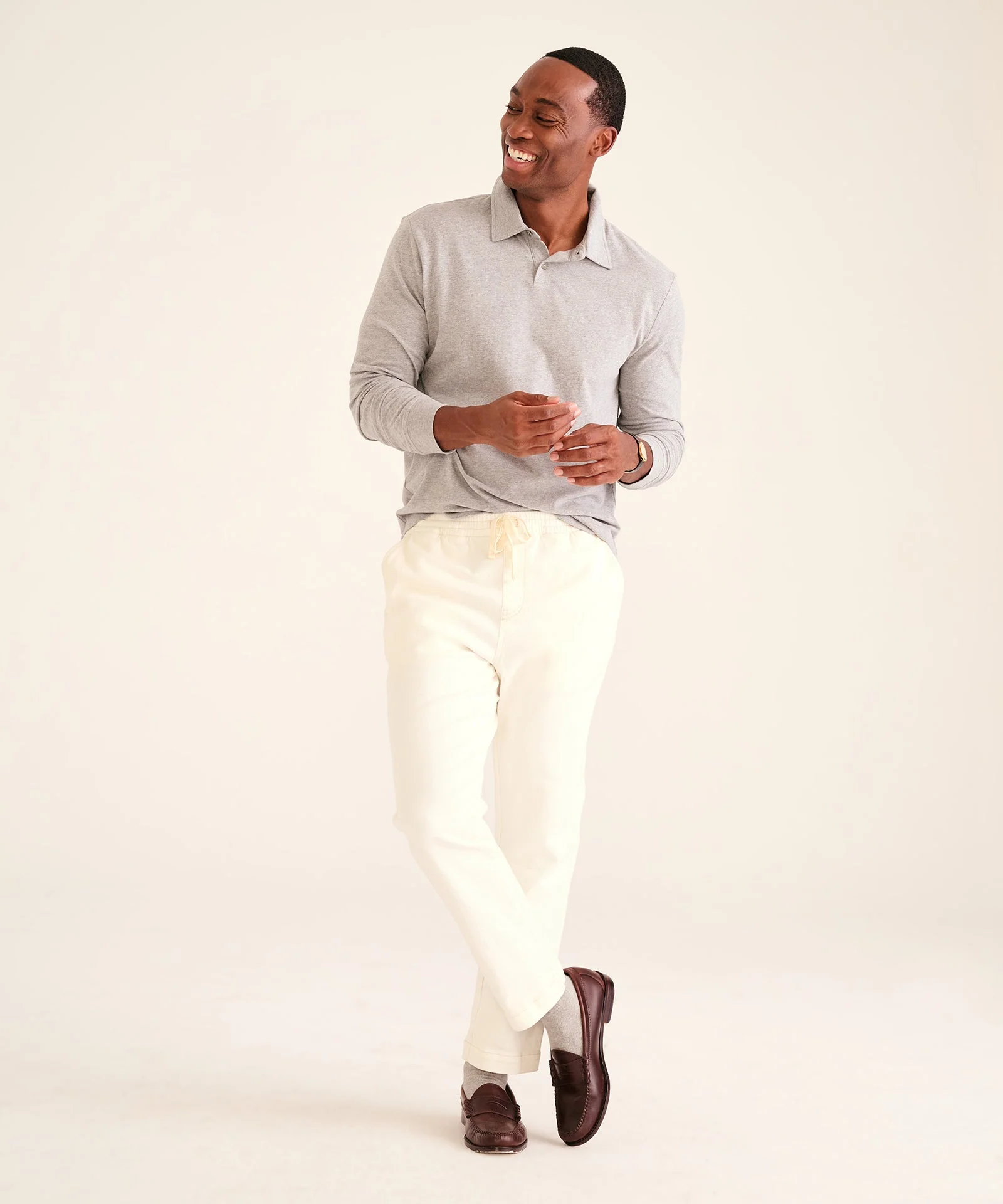 The Long Sleeve Polo Tee - Image 10