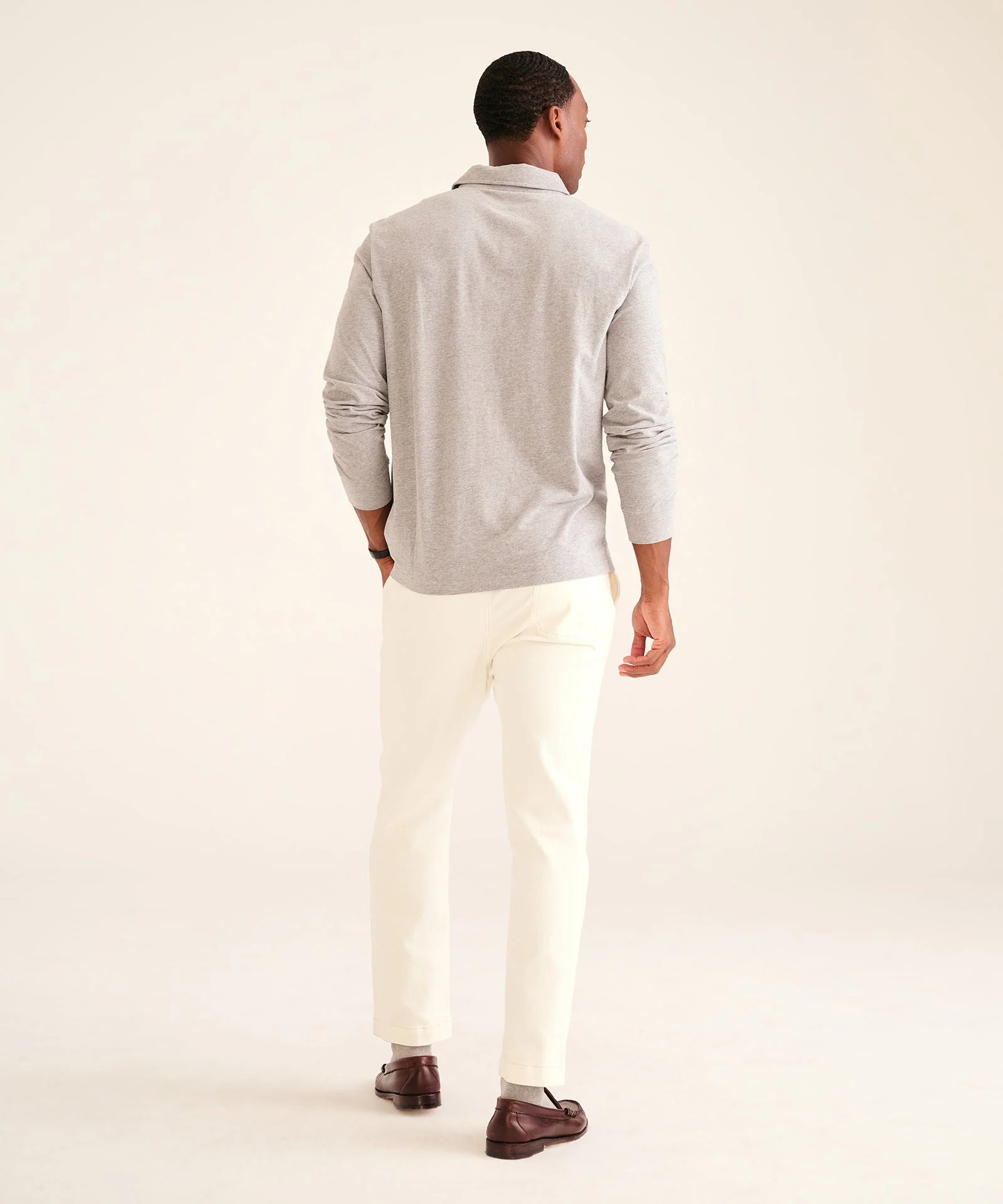 The Long Sleeve Polo Tee - Image 14