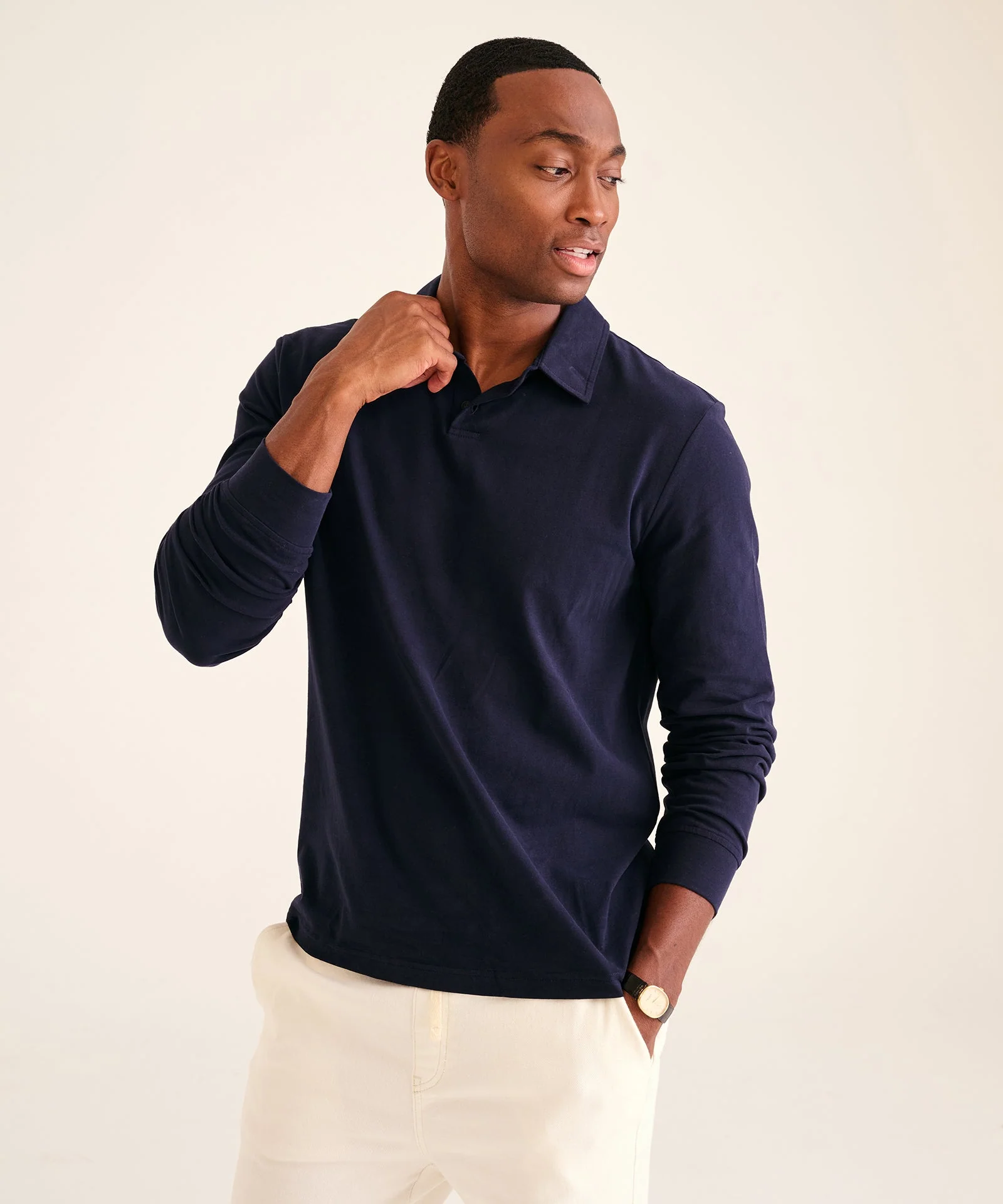 The Long Sleeve Polo Tee - Image 4