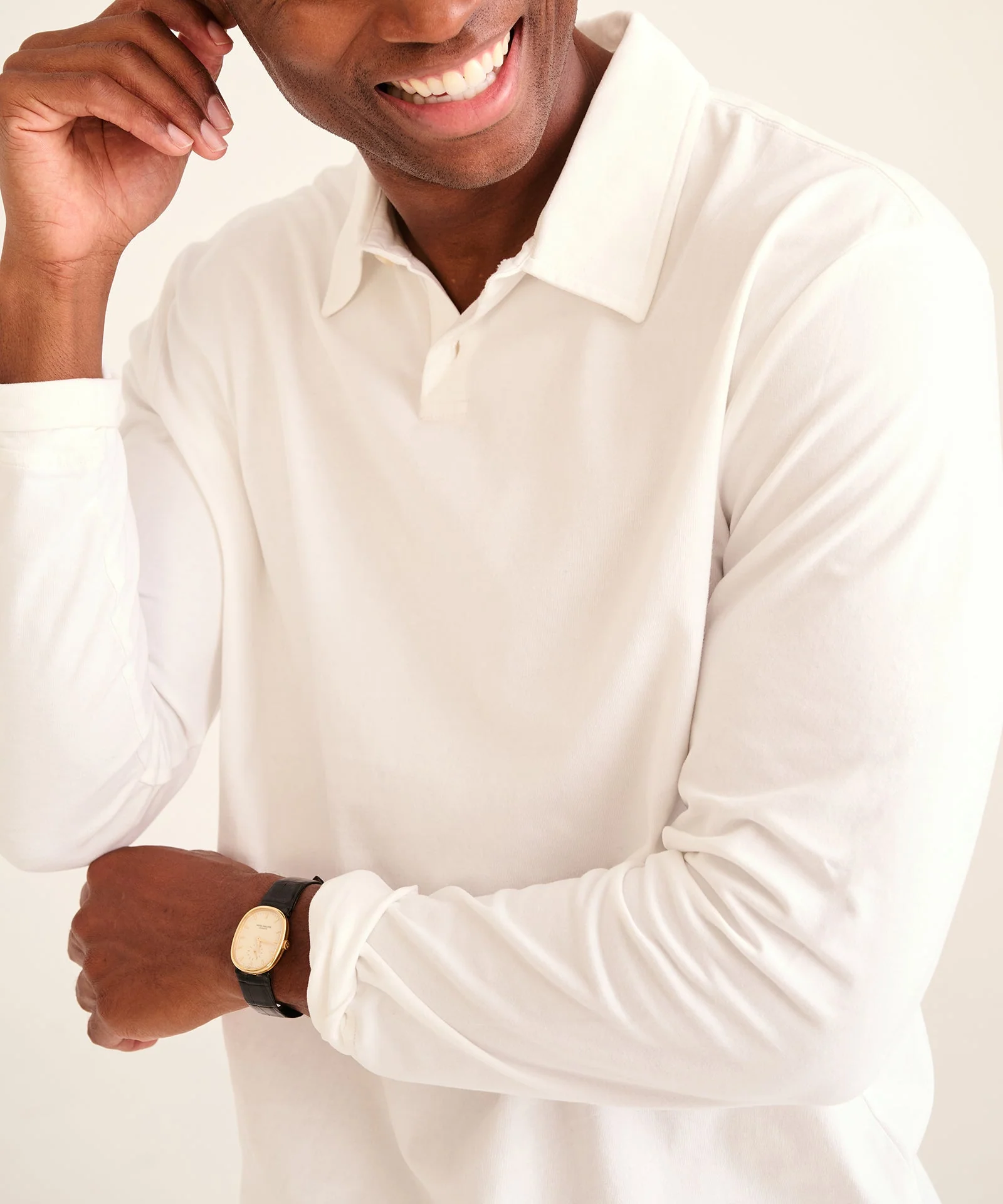 The Long Sleeve Polo Tee - Image 5