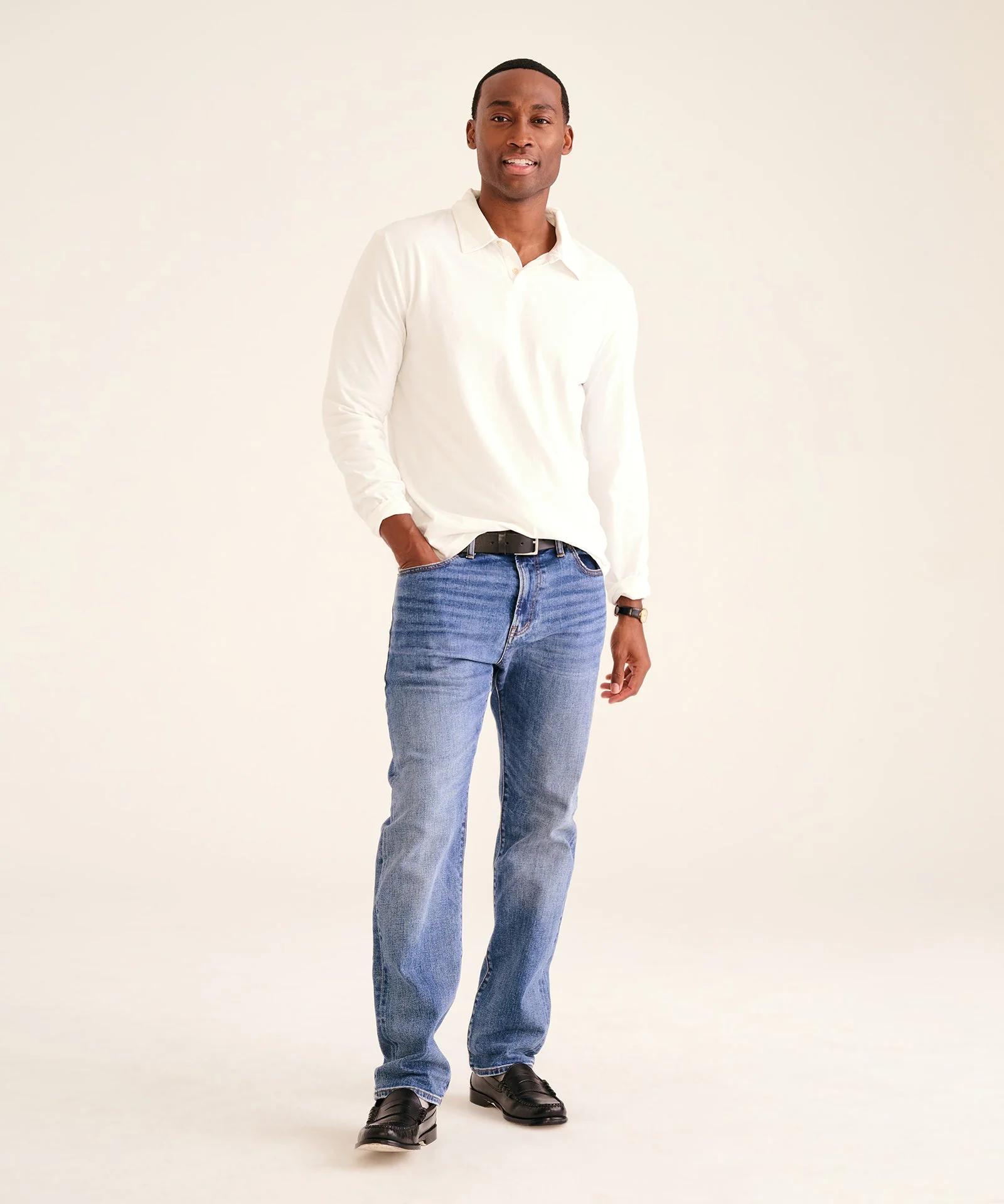 The Long Sleeve Polo Tee - Image 7