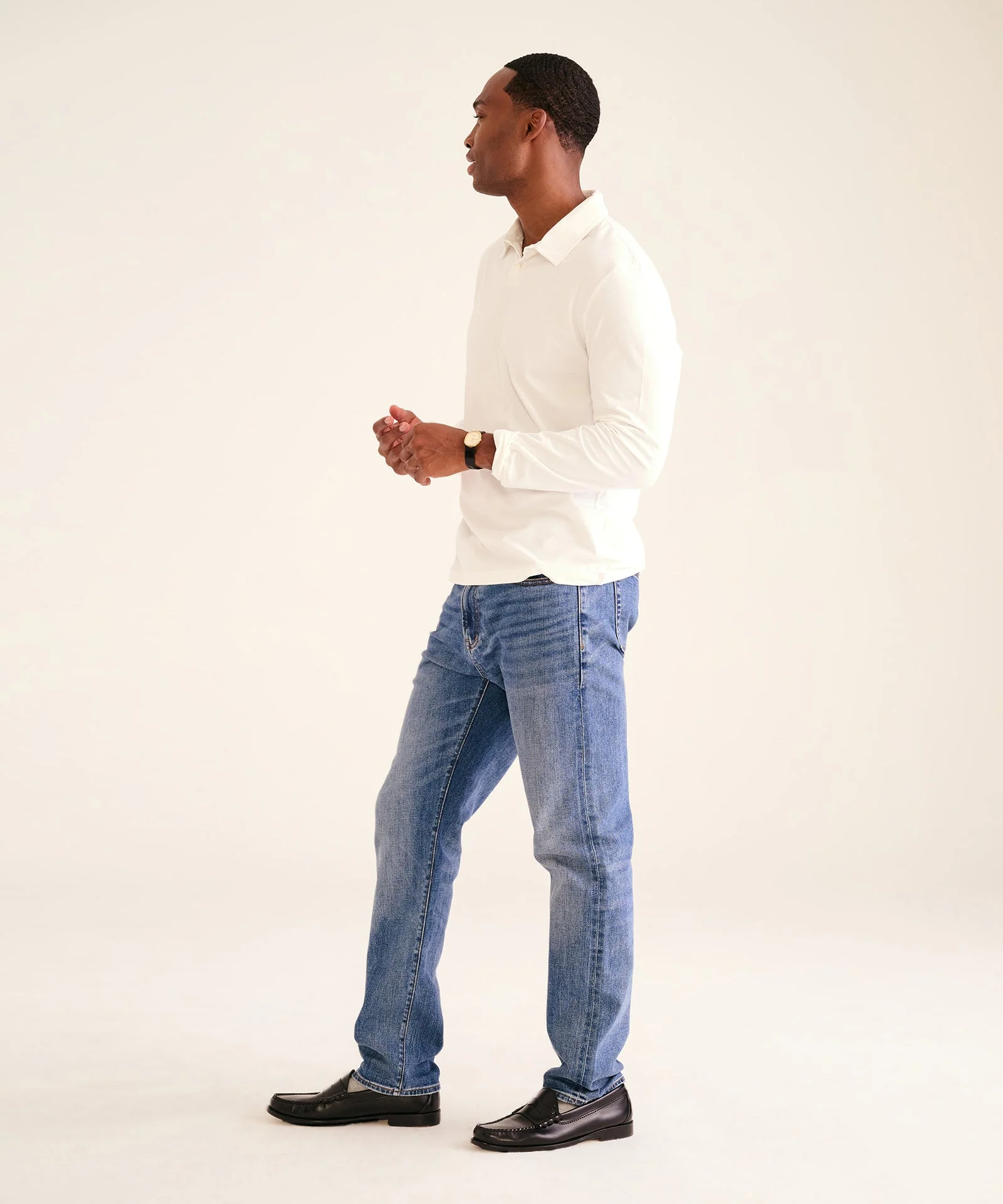 The Long Sleeve Polo Tee - Image 8