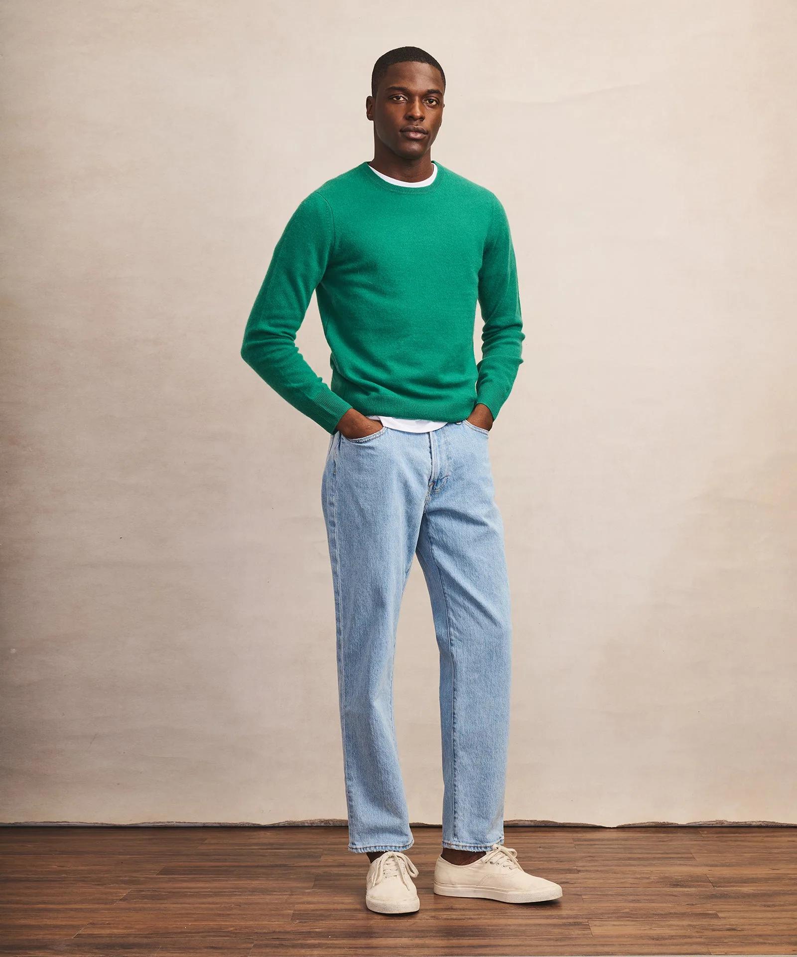 The Original Cashmere Crewneck Sweater Men's - Image 20