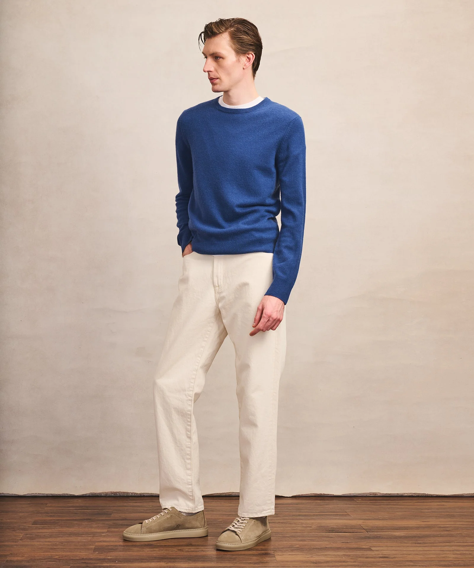 The Original Cashmere Crewneck Sweater Men's - Image 25