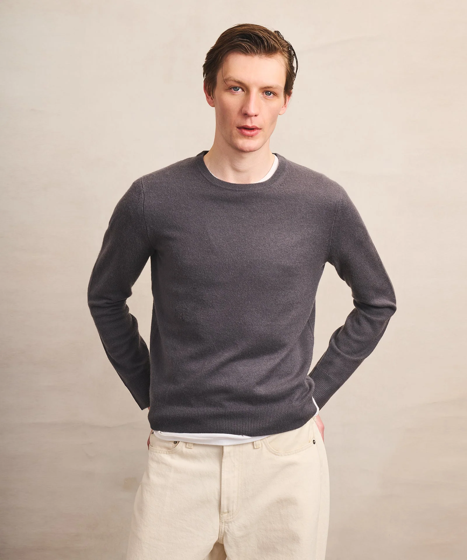 The Original Cashmere Crewneck Sweater Men's - Image 28