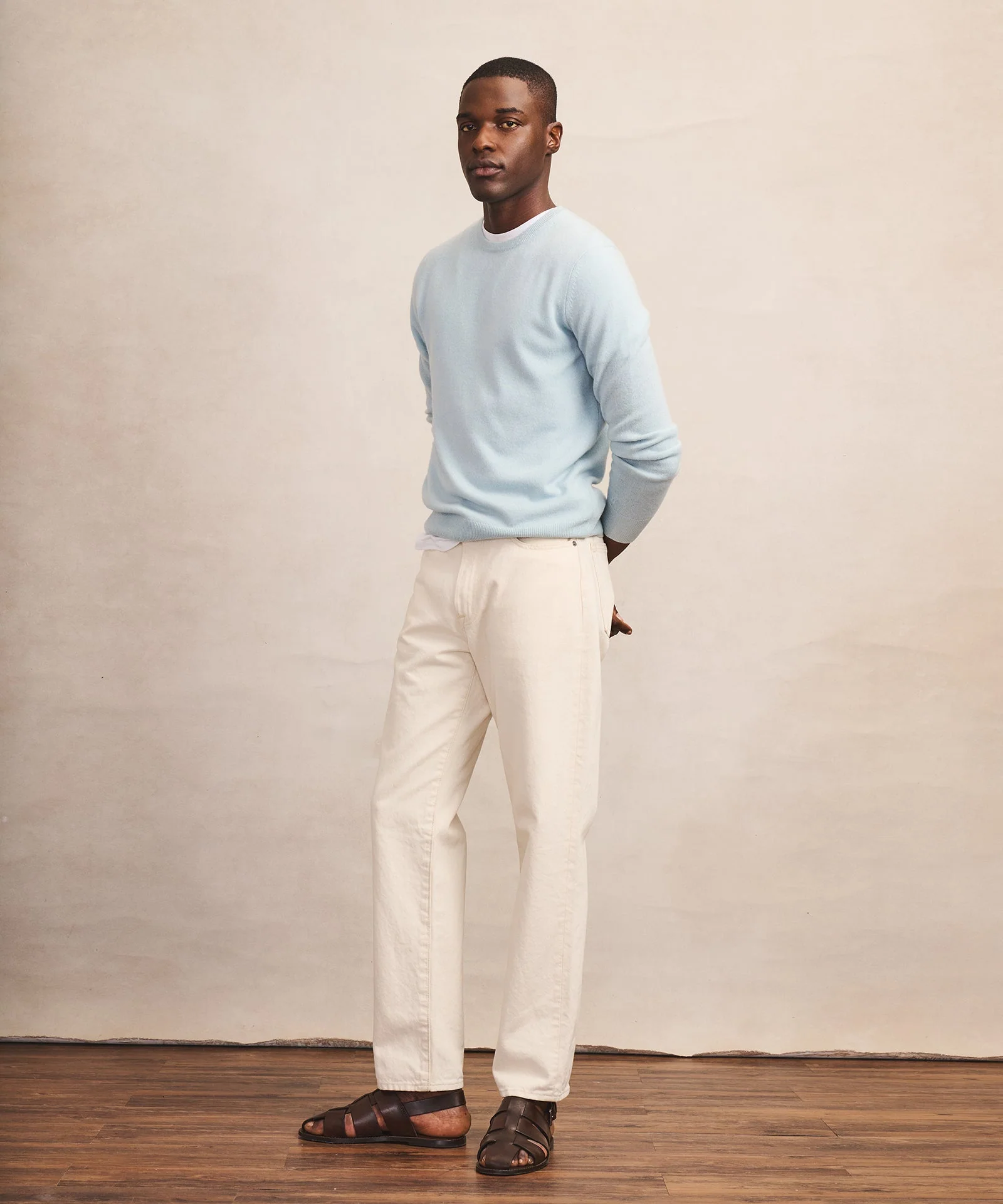 The Original Cashmere Crewneck Sweater Men's - Image 9