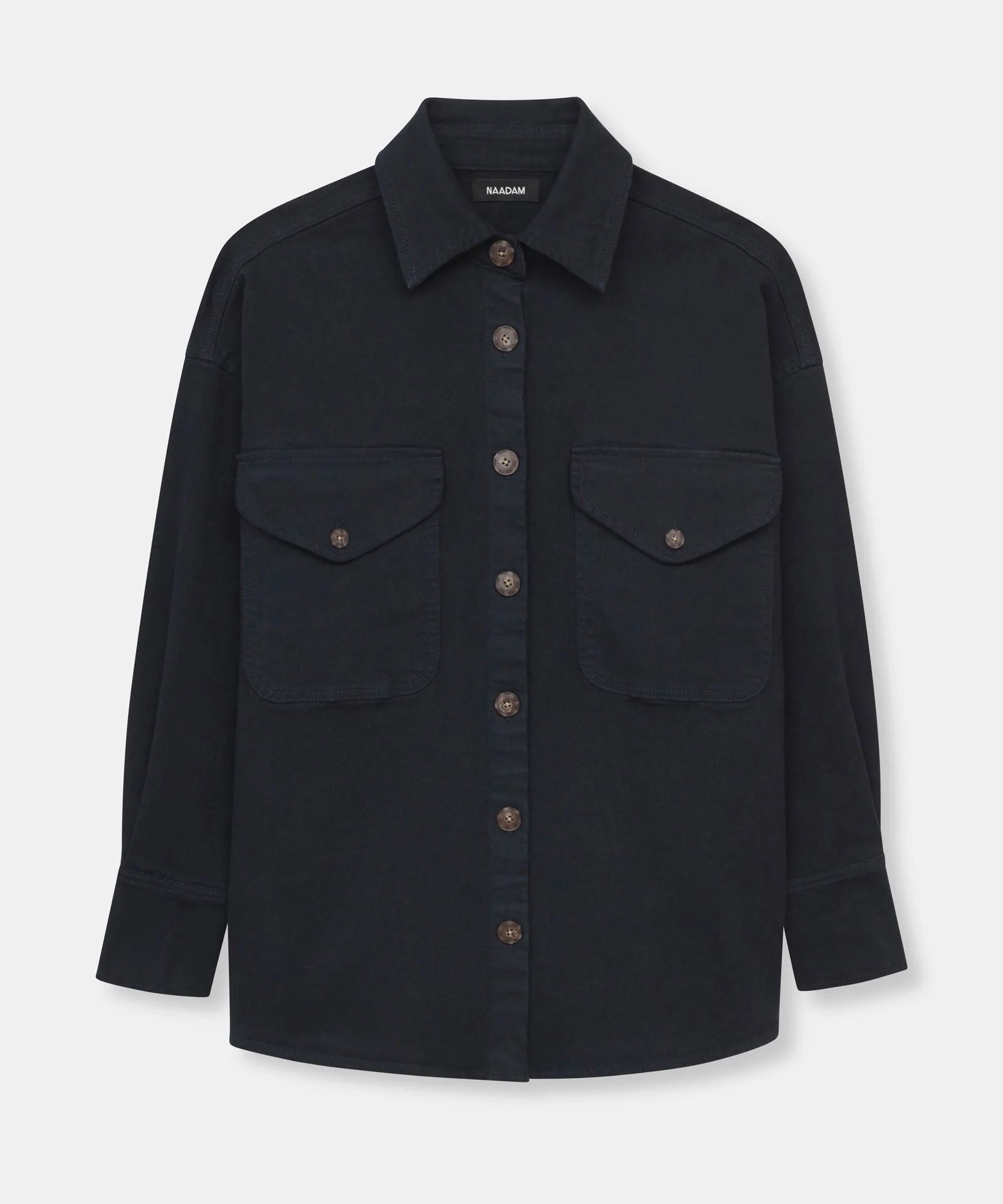 Soft Denim Oversized Jacket - Image 11