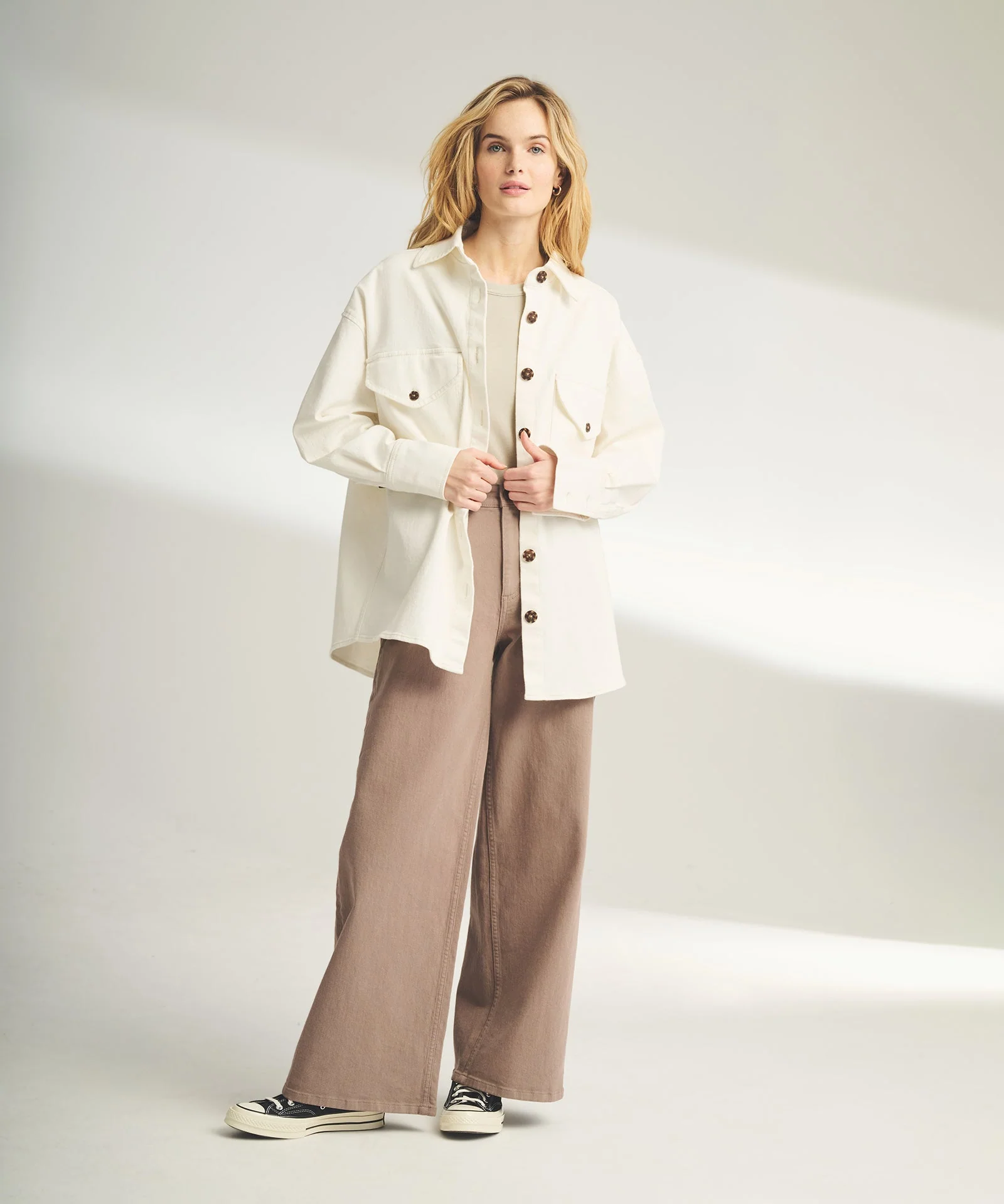 Soft Denim Oversized Jacket - Image 12