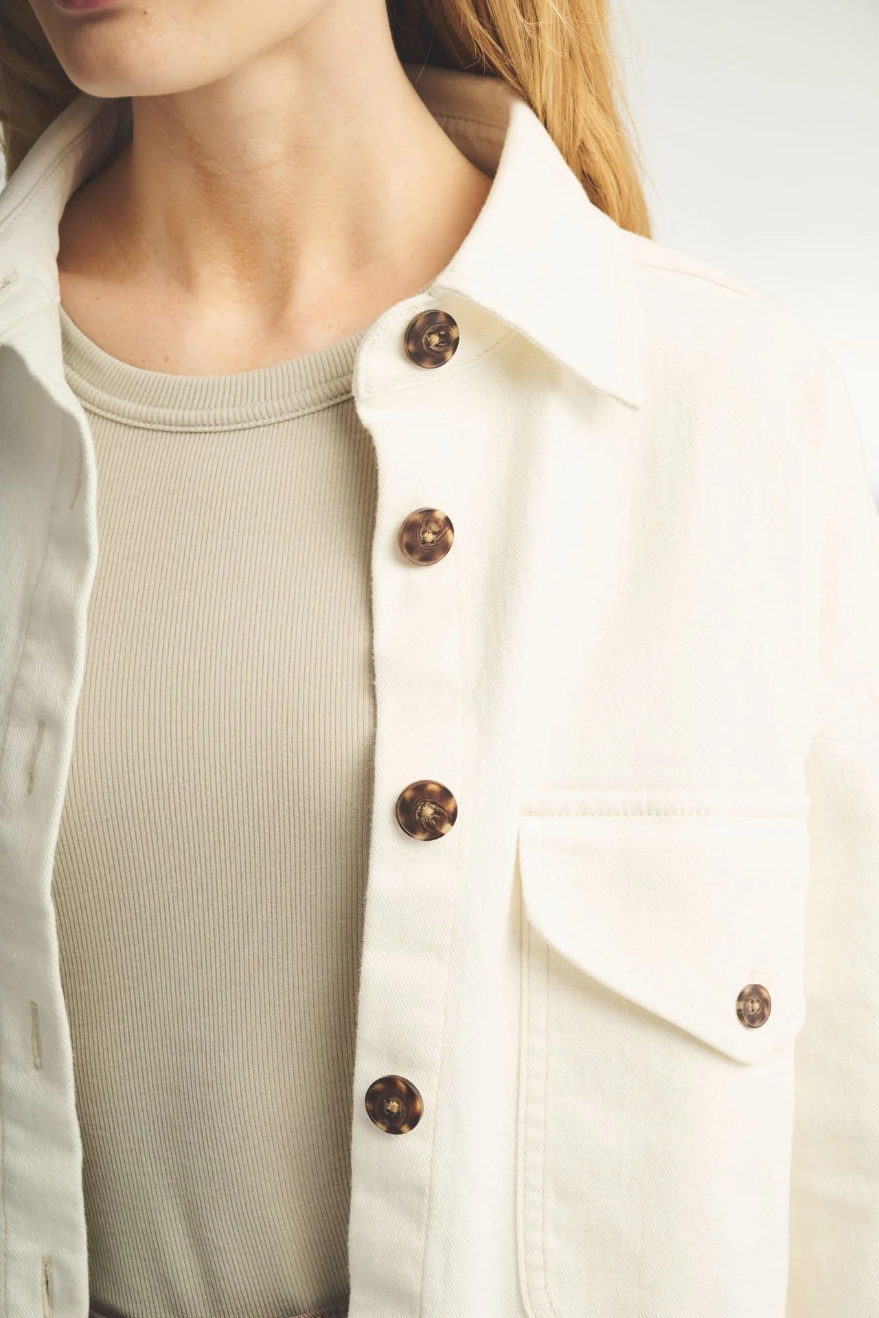 Soft Denim Oversized Jacket - Image 13
