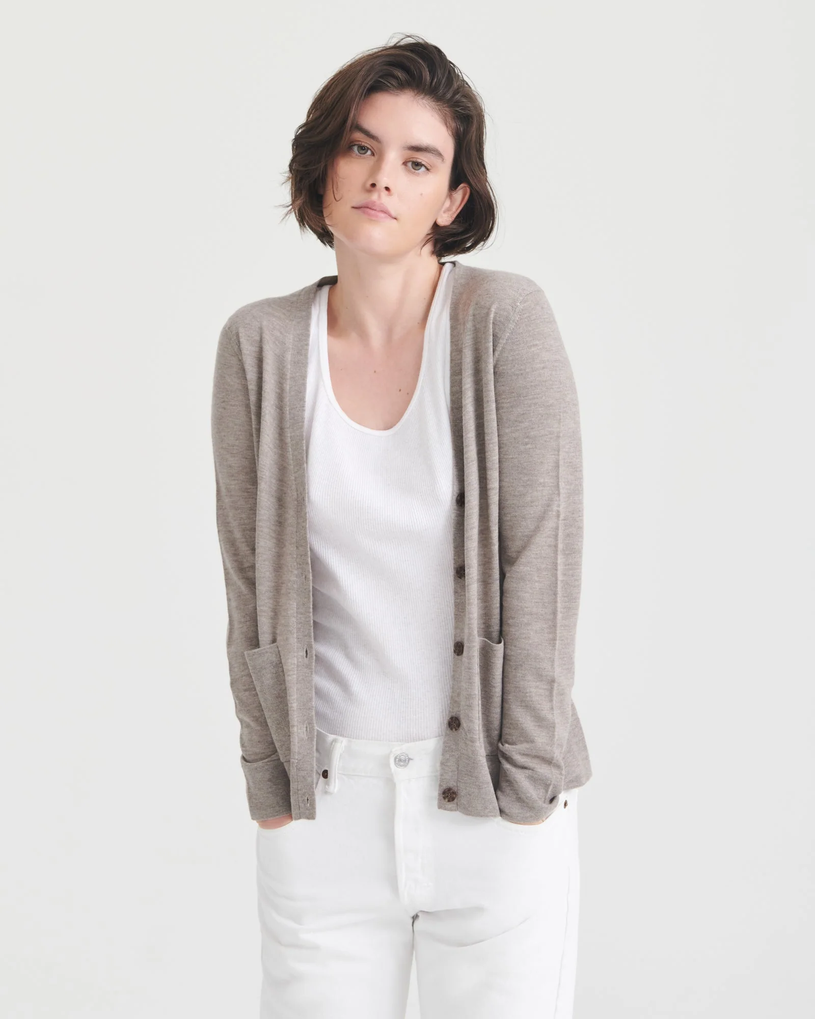 Super Fine Cashmere Cardigan - Image 11