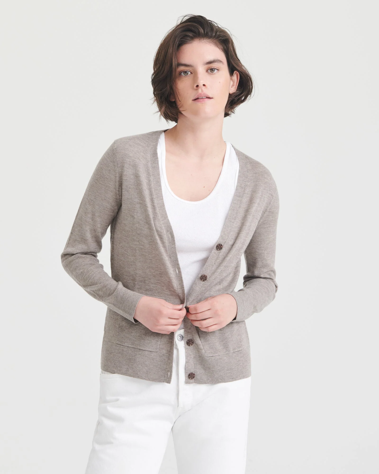 Super Fine Cashmere Cardigan - Image 12