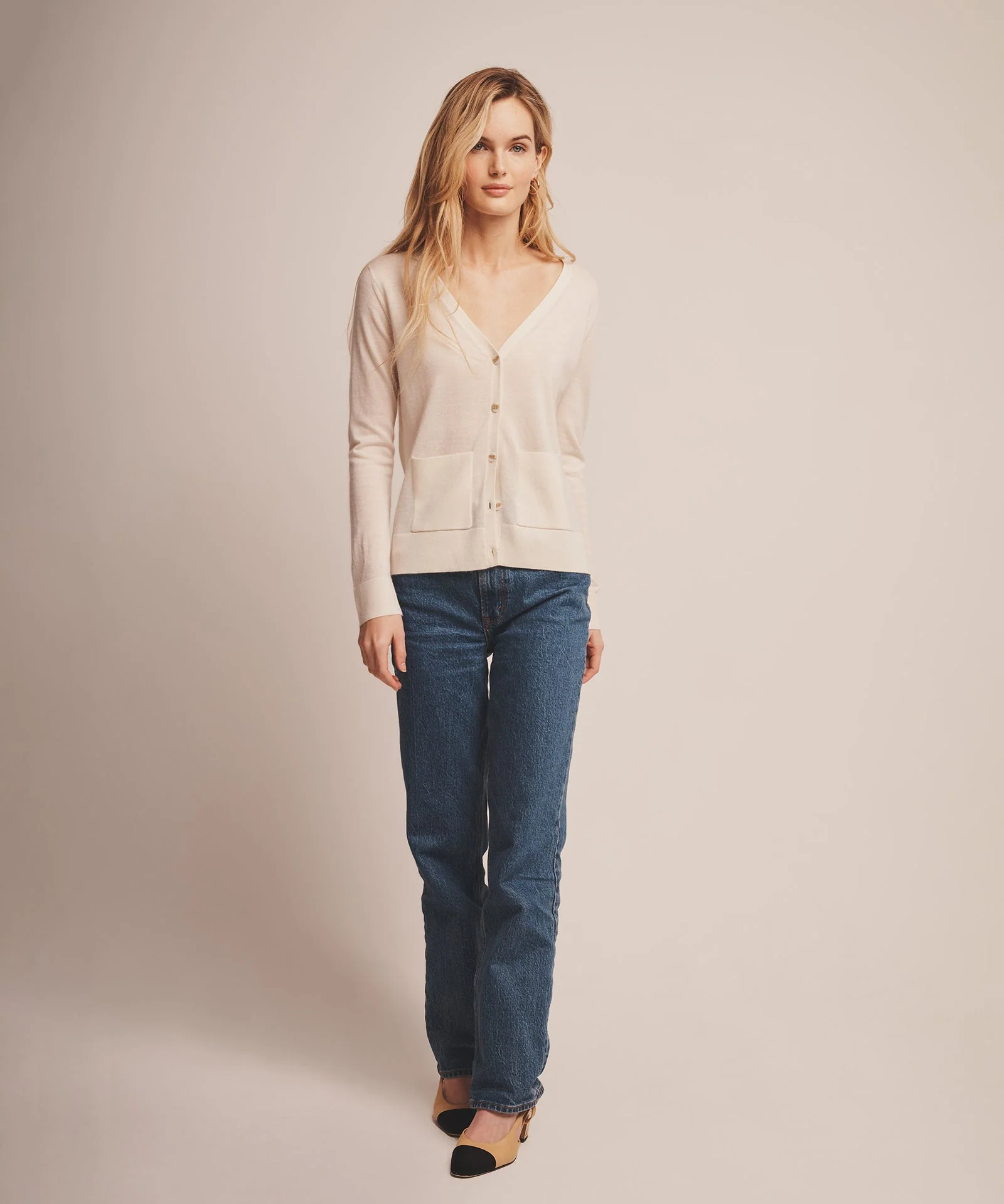 Super Fine Cashmere Cardigan - Image 3