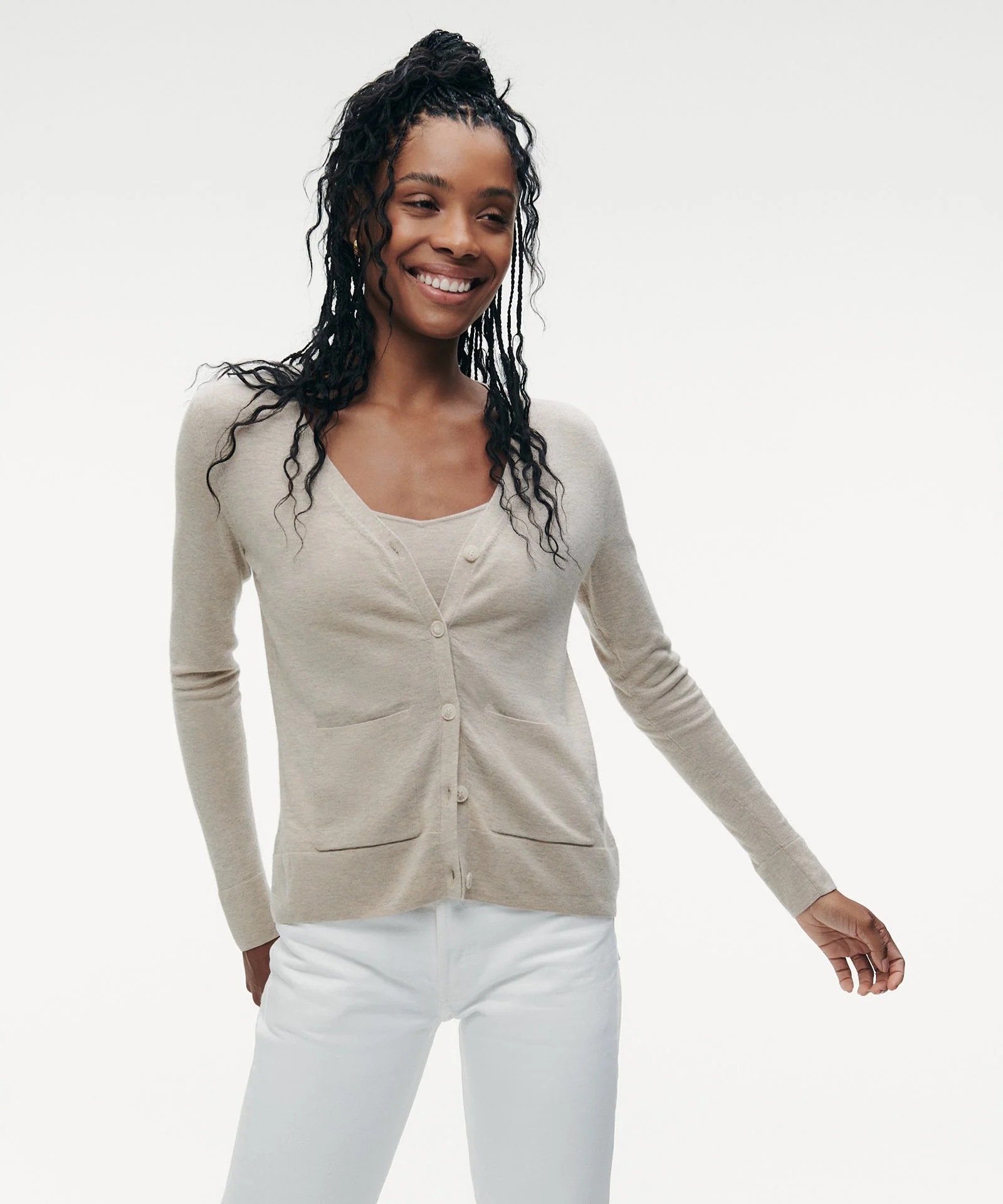 Super Fine Cashmere Cardigan - Image 5