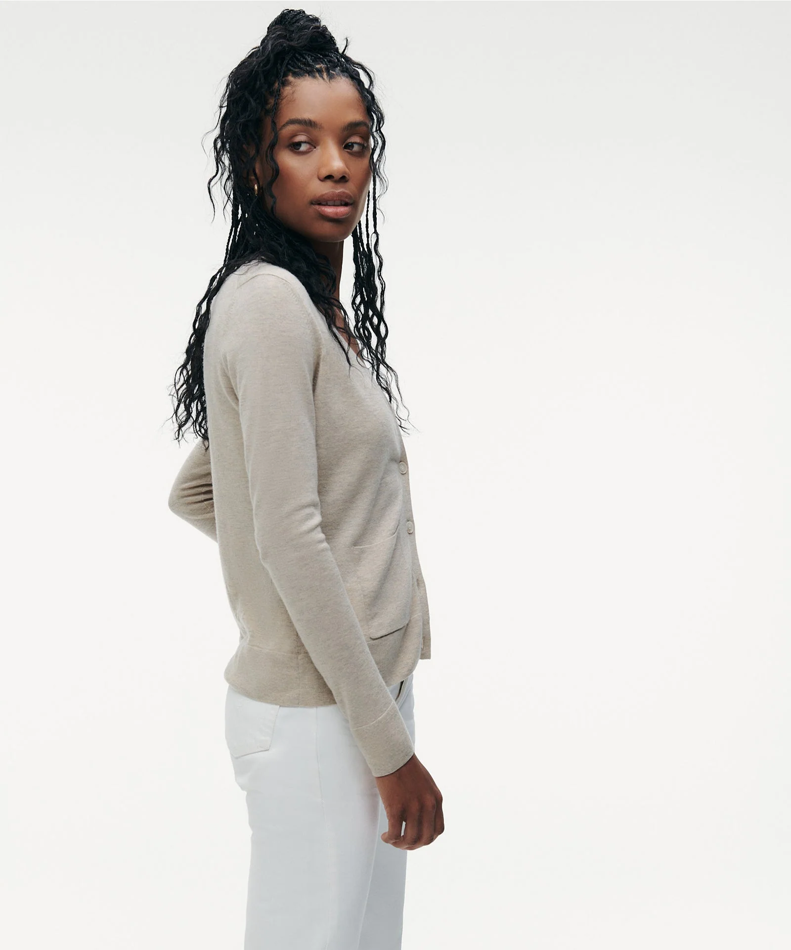 Super Fine Cashmere Cardigan - Image 6