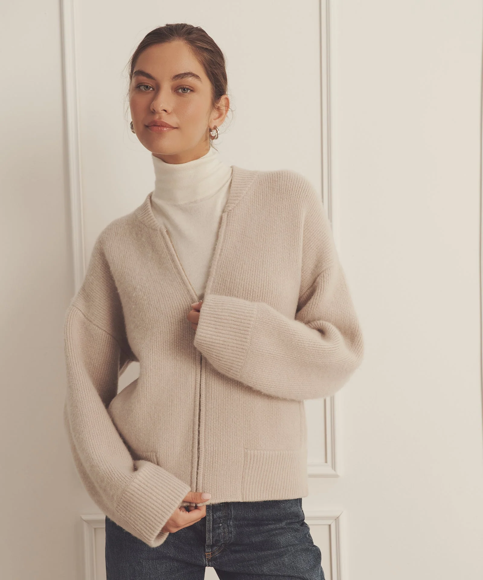 Ultra Luxe Cashmere Bomber - Image 10