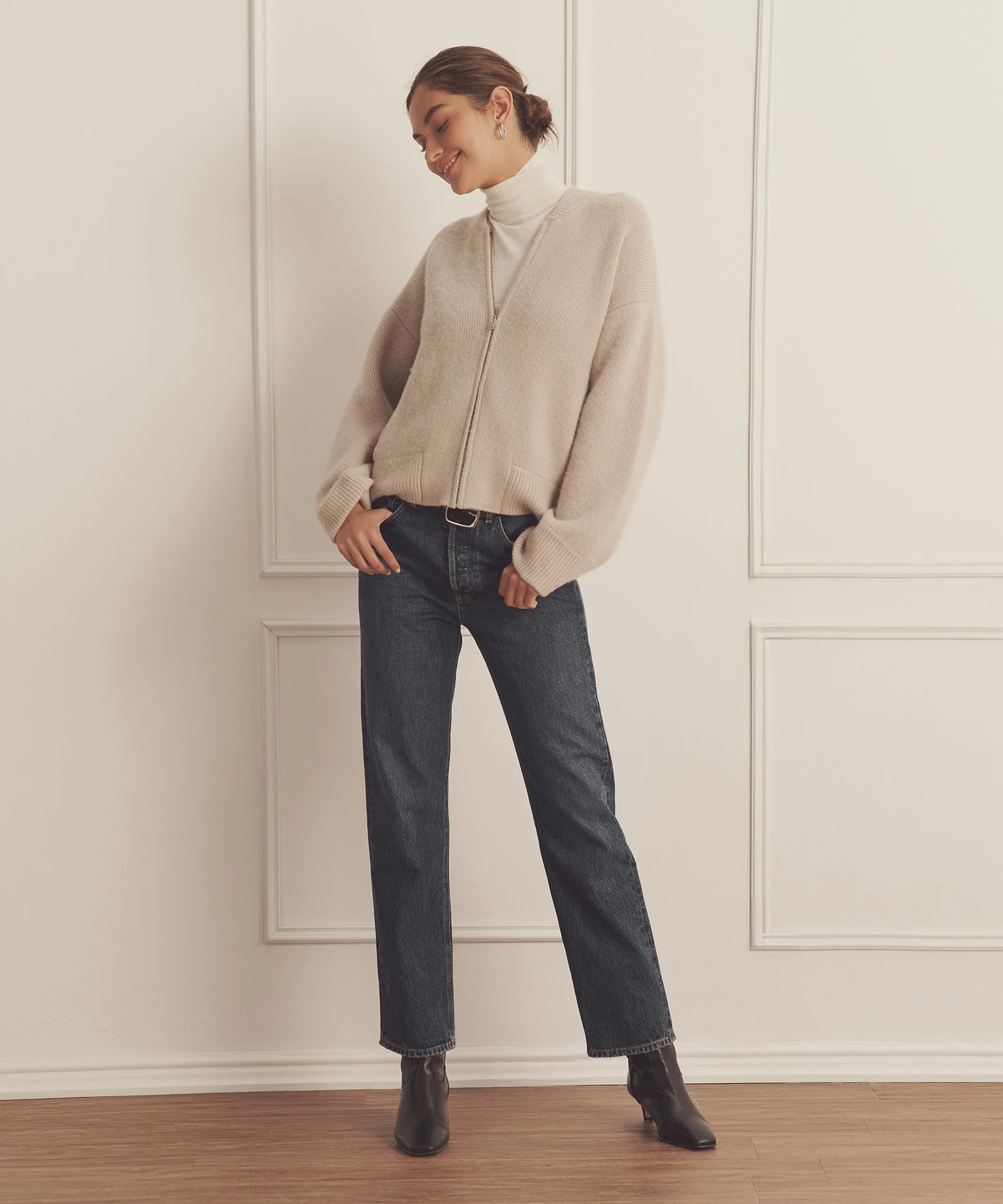 Ultra Luxe Cashmere Bomber - Image 12