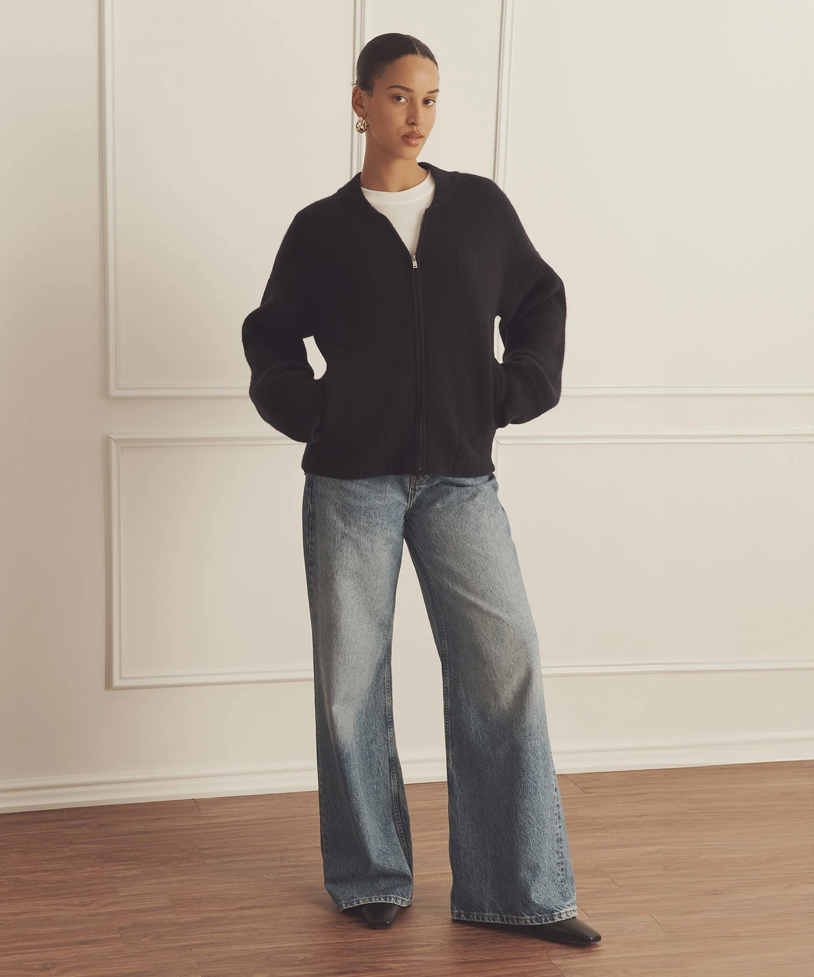 Ultra Luxe Cashmere Bomber - Image 5