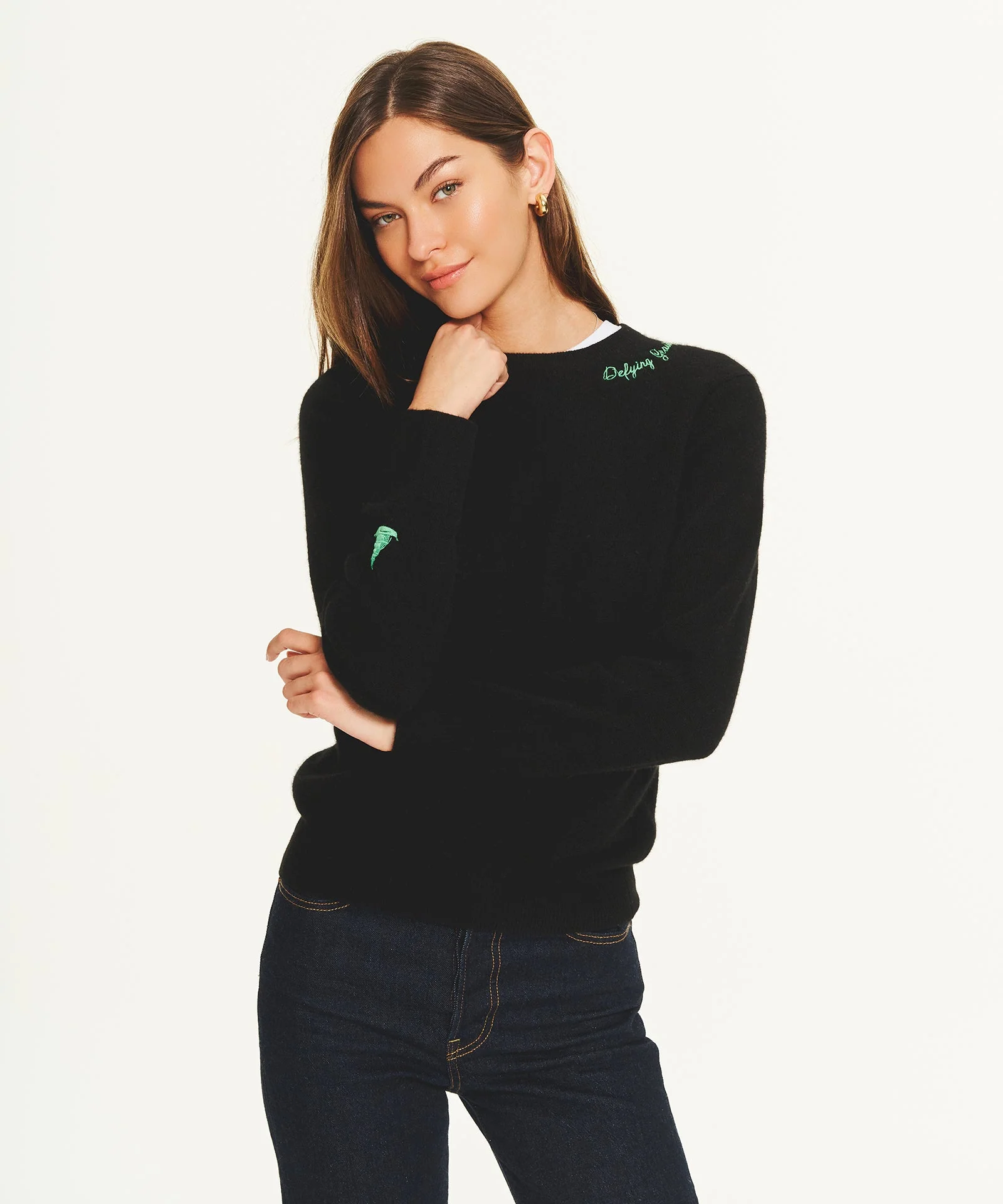 Wicked Defying Gravity Cashmere Sweater - Image 4