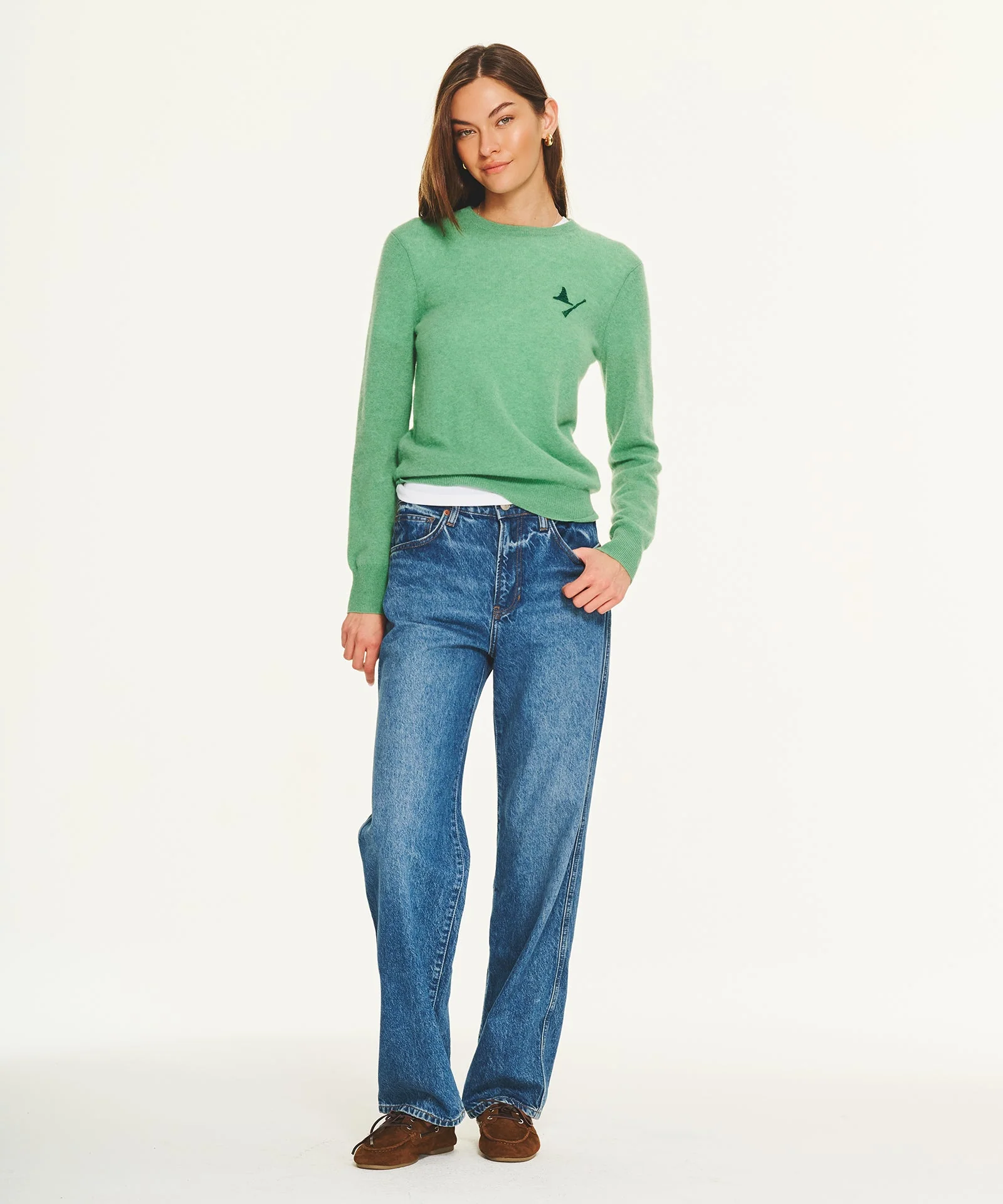 Wicked Elphaba Hat and Broomstick Cashmere Sweater - Image 4