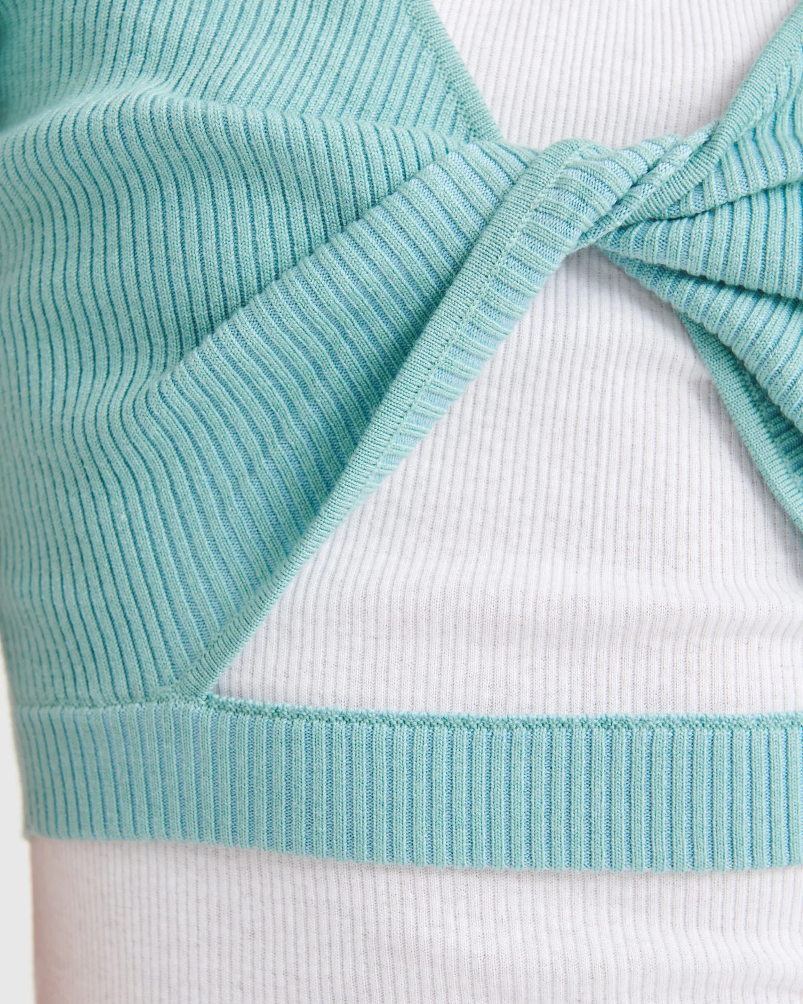 Wool Silk Reversible Twist Top - Image 20