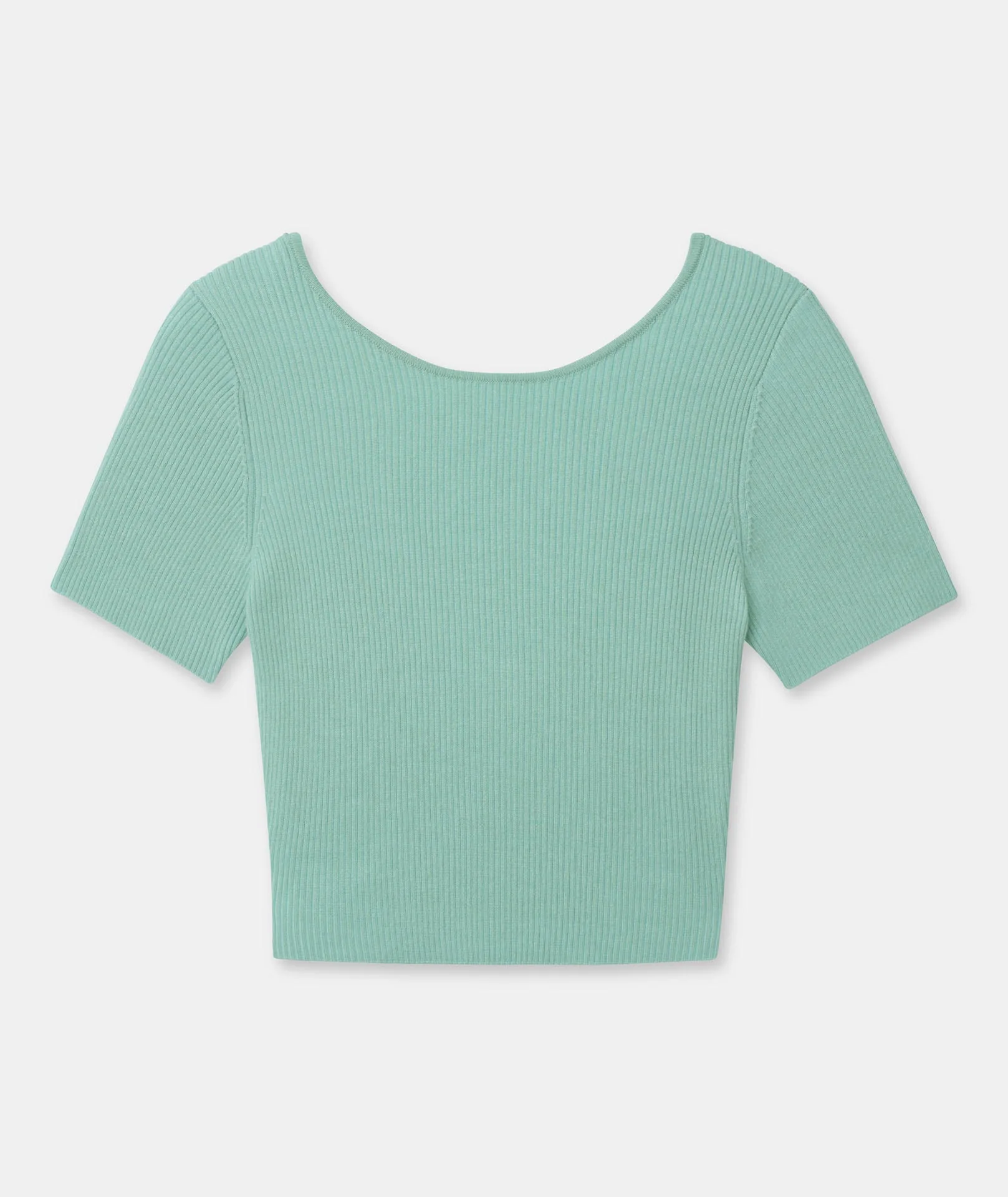 Wool Silk Reversible Twist Top - Image 21