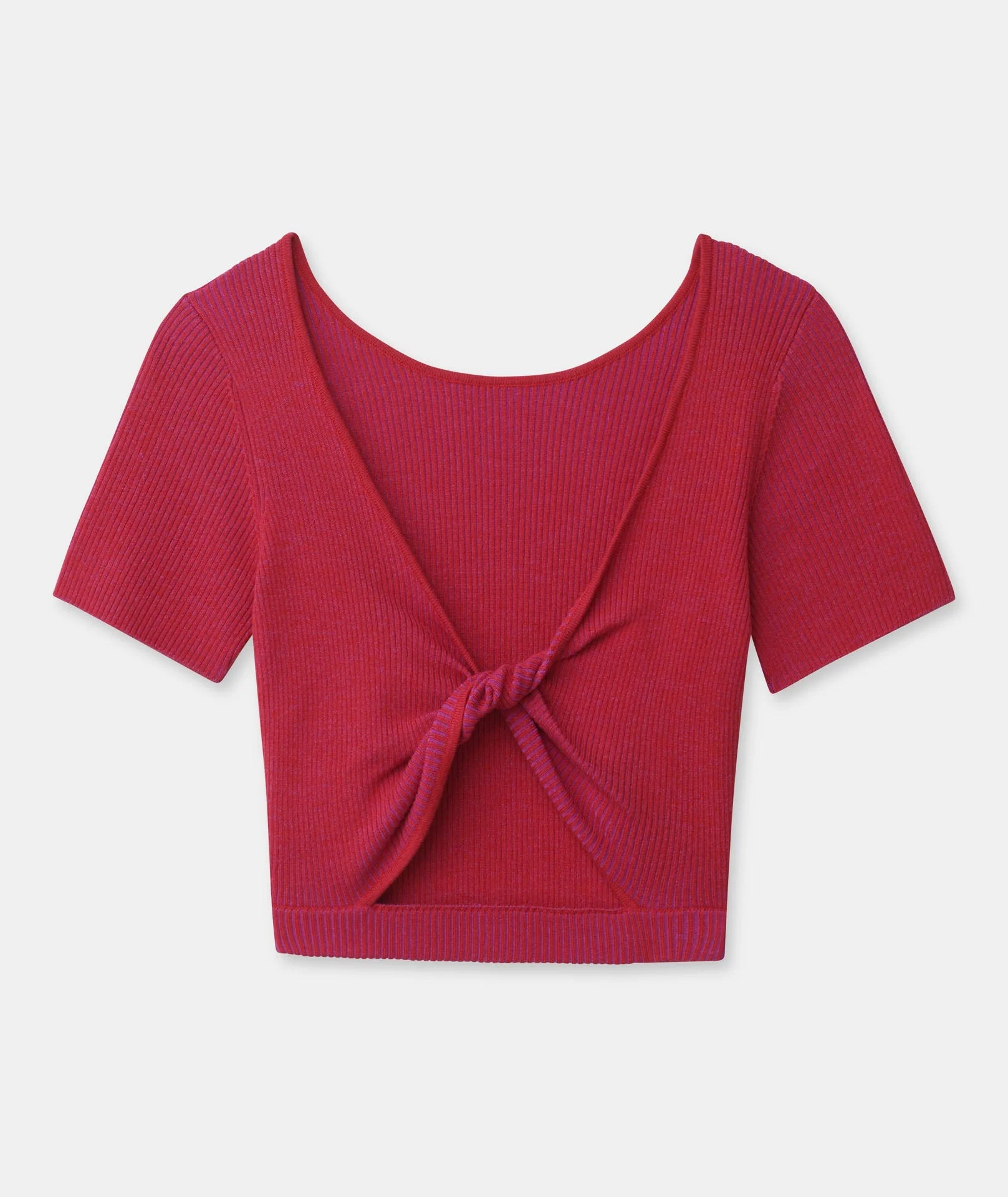 Wool Silk Reversible Twist Top - Image 24