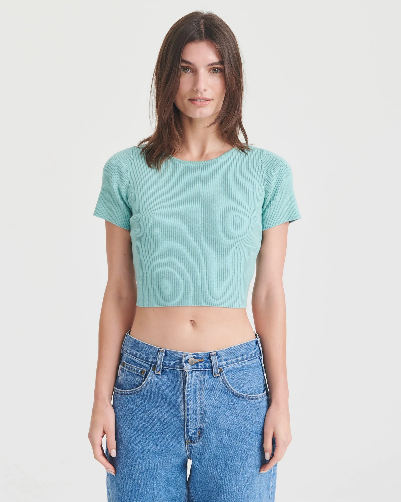 Wool Silk Reversible Twist Top - Image 8